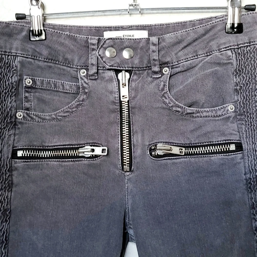 ISABEL Marant Etoile Moto Jeans Pelona Biker Pants - Picture 5 of 15